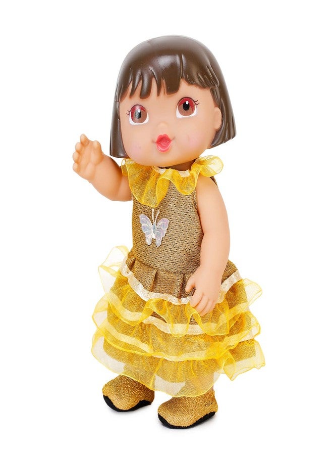 دورا دمية دورا دورا اللطيفة لعيد الميلاد (28 سم، أصفر) - للأطفال - Image 2